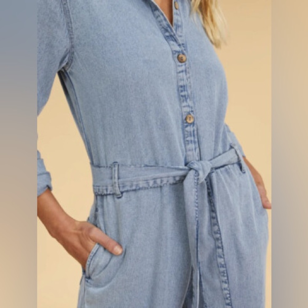 Billabong The Salty Blonde Denim Sunday Uniform
Jumper Women's SZ S retail $150 - Picture 2 of 16